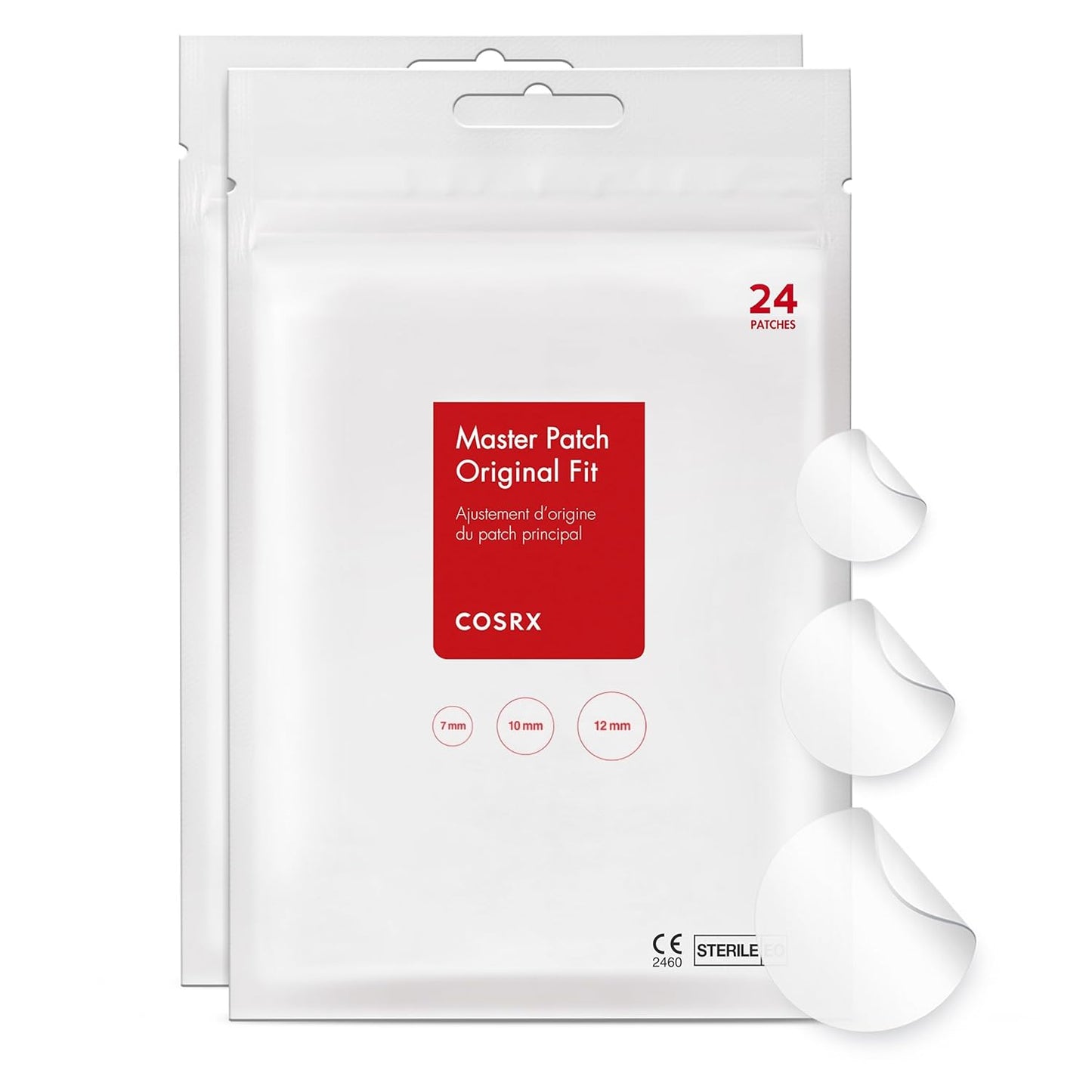 Acne Pimple Patch (96) Absorbing Hydrocolloid Original 3 Size Patches for Blemishes and Zits Cover, Spot Stickers for Face and Body, Not Tested on Animals