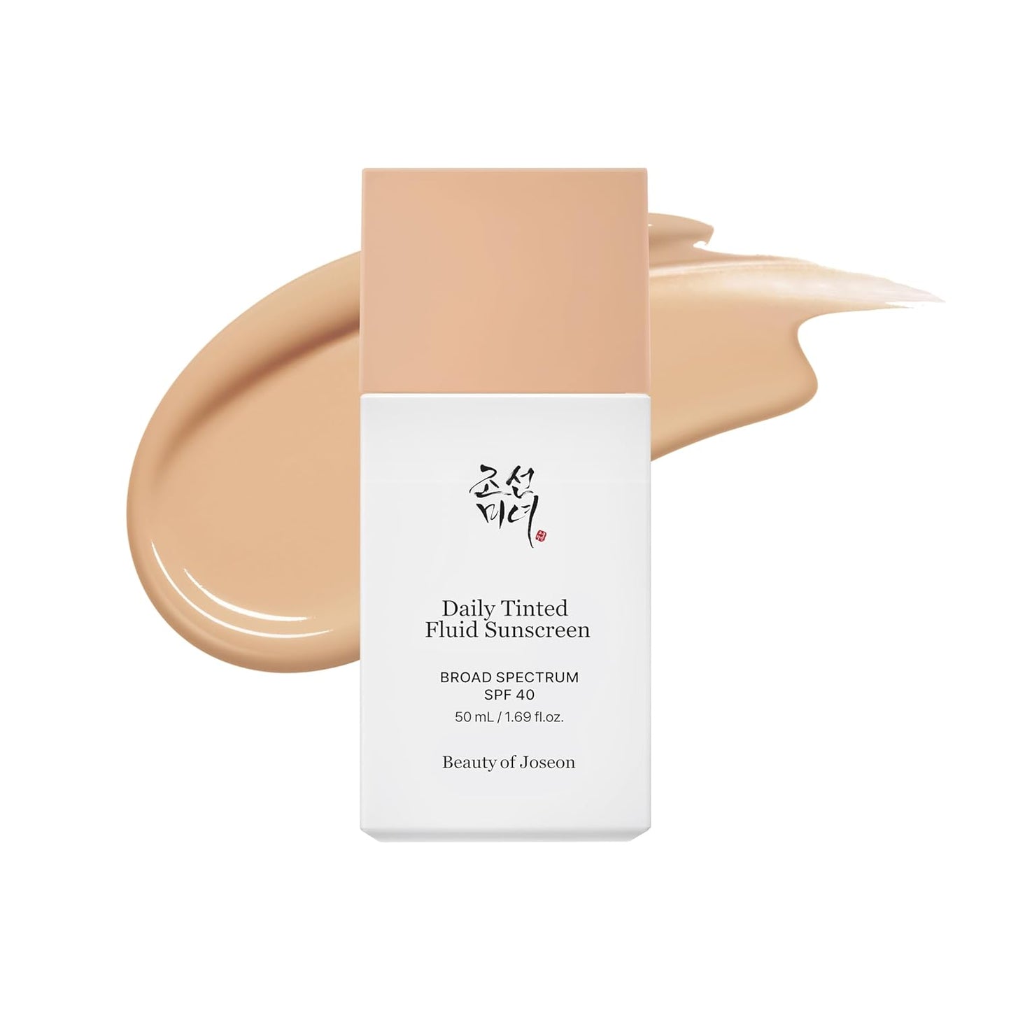 Daily Tinted Fluid Sunscreen 12 Shades for Face Moisturizing Broad Spectrum SPF 40 Korean Skincare 50Ml, 1.69 Fl.Oz #LP100