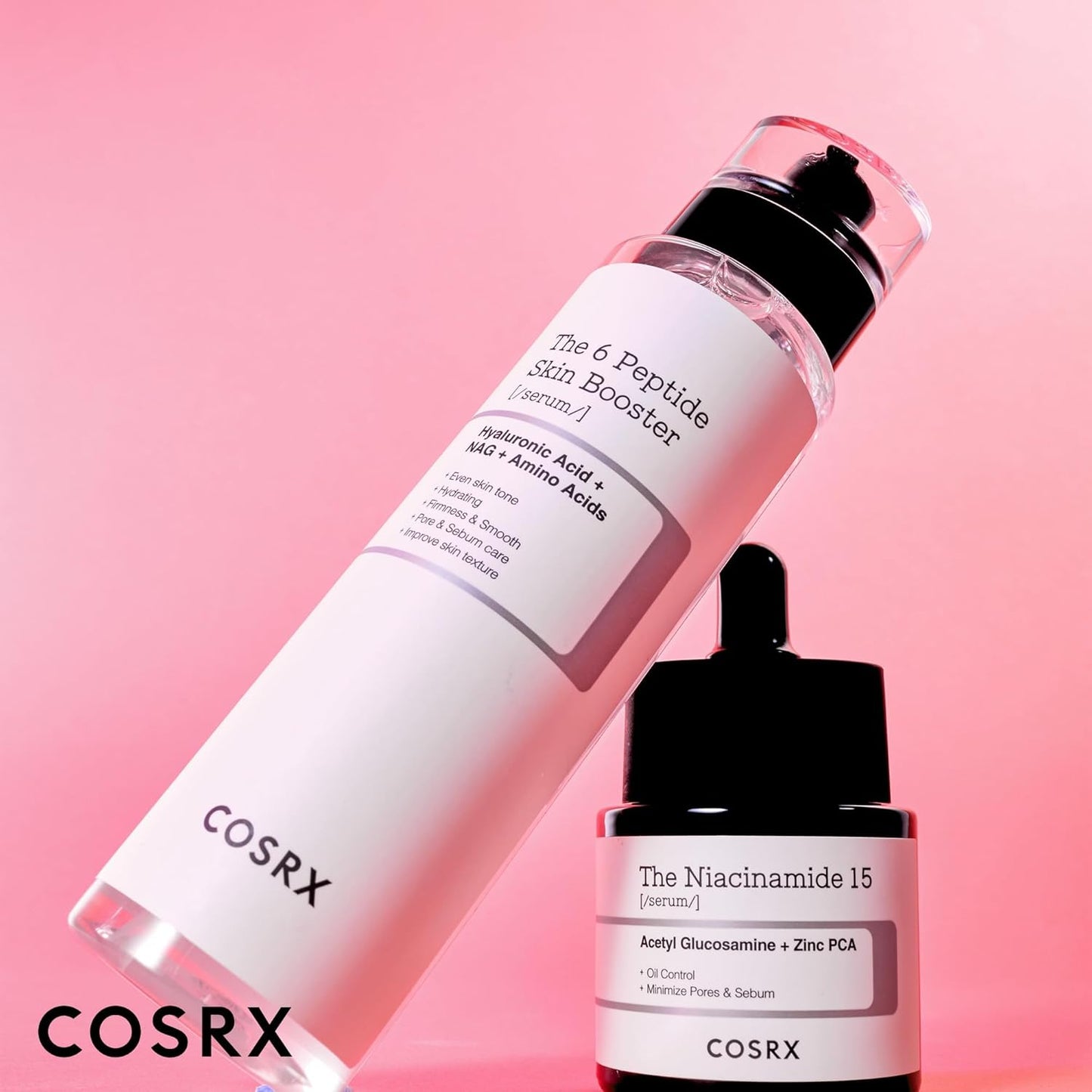 Niacinamide 15% Peptide Booster Set - Amazon Exclusive - Korean Skin Care Set, Gift Sets, Niacinamide Serum, Face Serum
