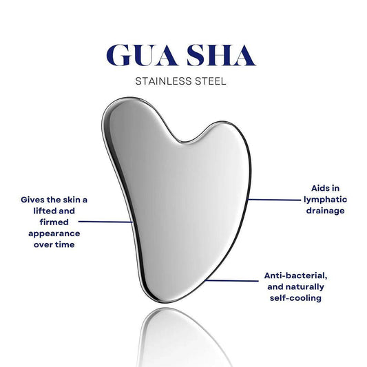 Poravelle’s Sculpt & Glow Stainless Steel Gua Sha
