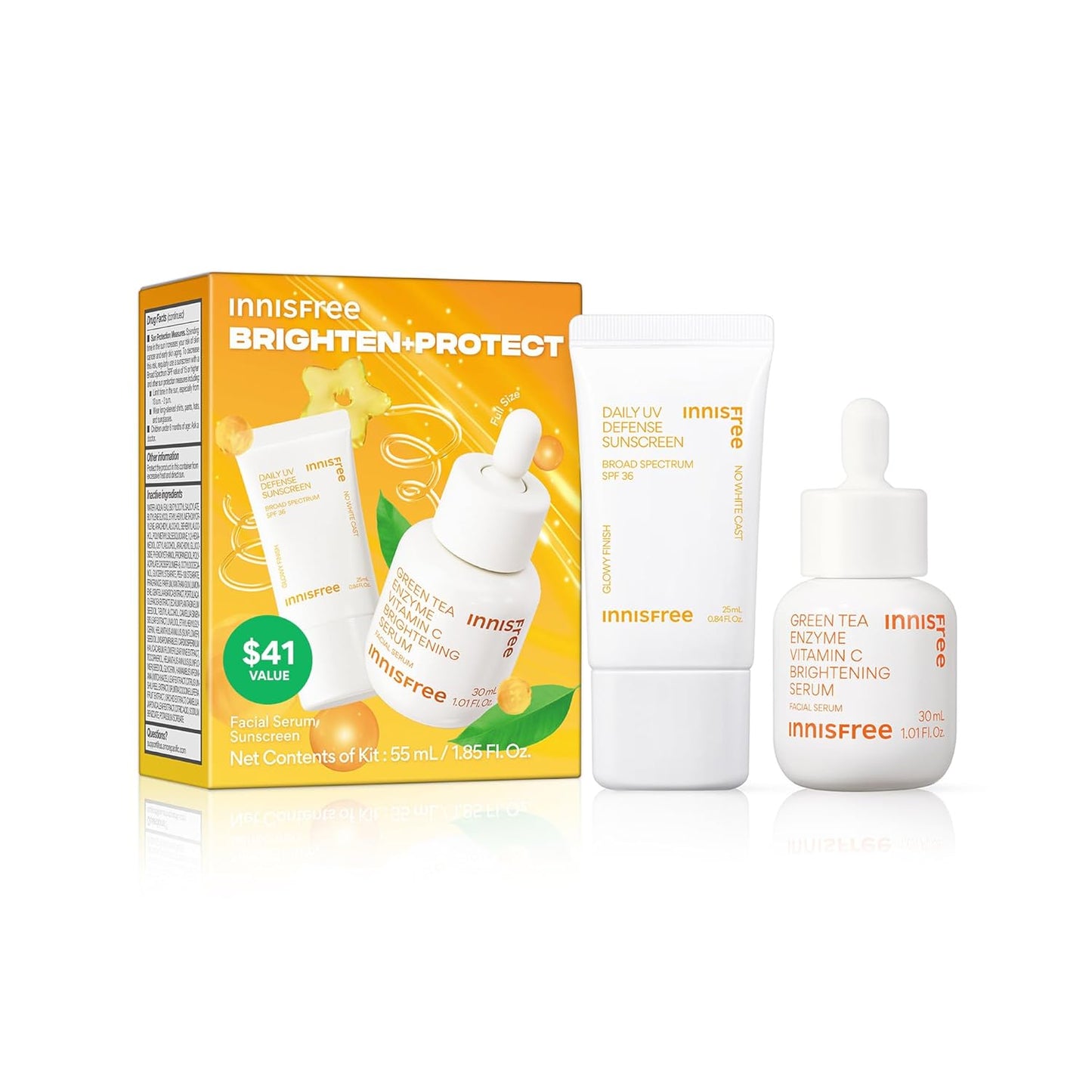 Daily UV Defense SPF 36 – Korean Face Sunscreen, Invisible Finish, Broad Spectrum, No White Cast, Lightweight, Hydrating