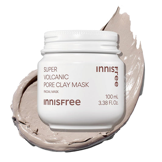 Super Volcanic Clay Mask, Premium Korean Skincare with AHA and Natural Clusters for Deep Pore Detox, Gentle Exfoliation, Oil Control
