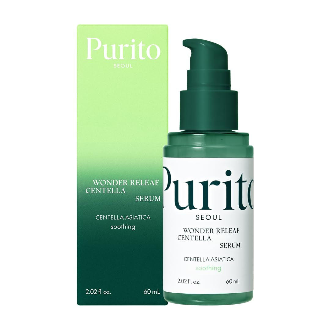 Centella Unscented Serum, 34,860 Ppm Centella, Facial Serum for Sensitive Skin & Acne-Prone Skin, Soothing Serum, Vegan & Cruelty-Free, Korean Skincare, 2 Fl.Oz / 60Ml