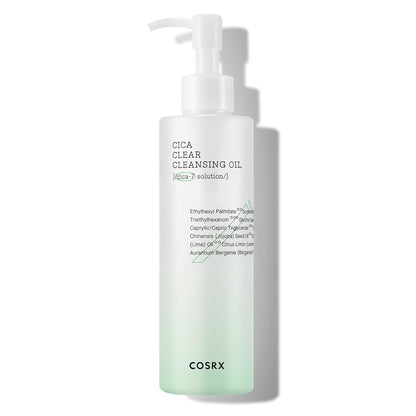 Pure Fit Cica Cleansing Oil, 6.76 Fl. Oz / 200Ml | Light Weight Oil Purifying Centella for Sensitive Skin | CICA-7 Complex, Jojoba Seed Oil