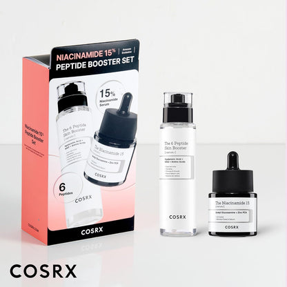 Niacinamide 15% Peptide Booster Set - Amazon Exclusive - Korean Skin Care Set, Gift Sets, Niacinamide Serum, Face Serum