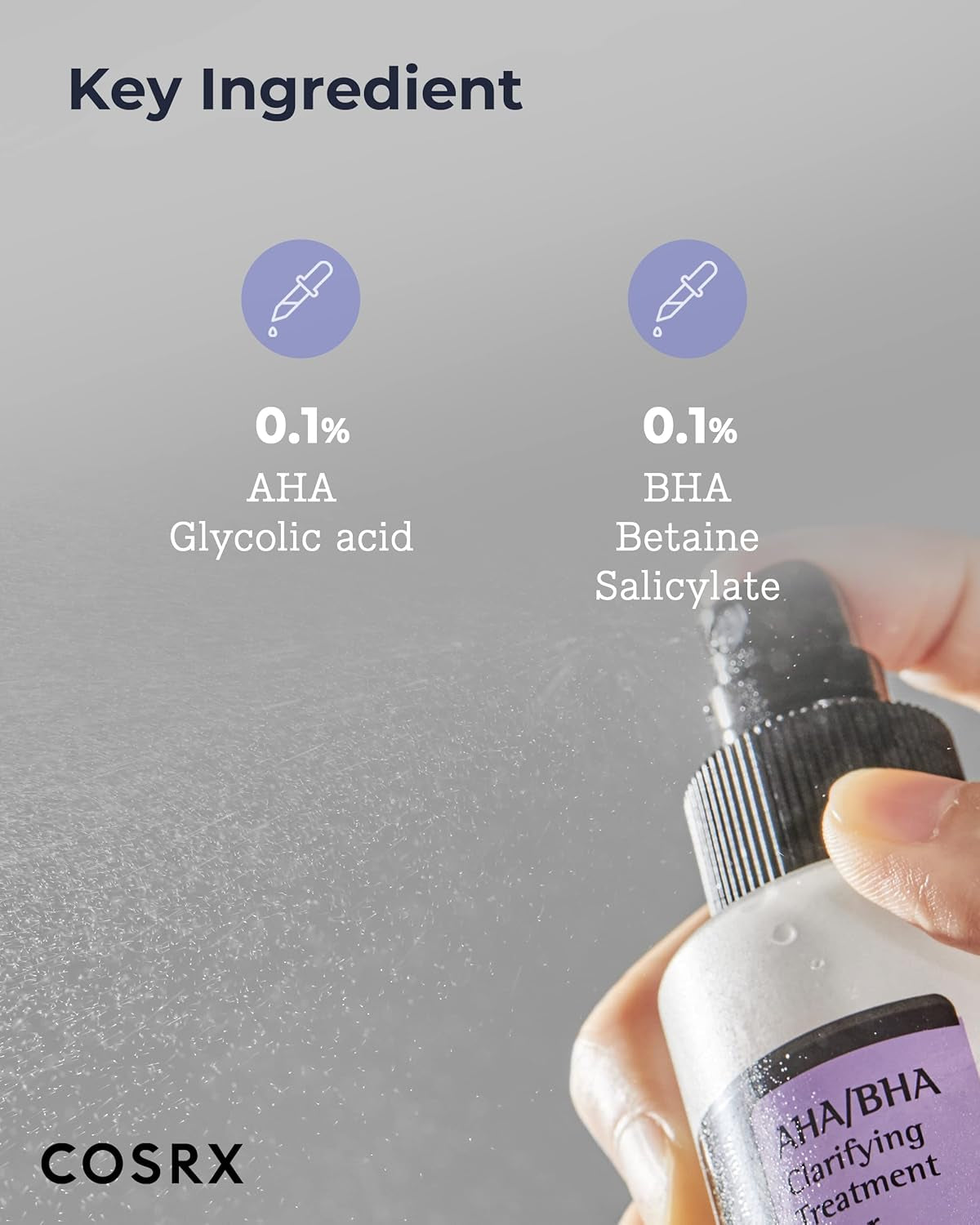 AHA/BHA Treatment Toner, Facial Exfoliating Spray for Whiteheads, Pores, and Uneven Skin, 9.46 Fl.Oz/ 280Ml, Not Tested on Animals, No Parabens, No Sulfates, Korean Skin Care