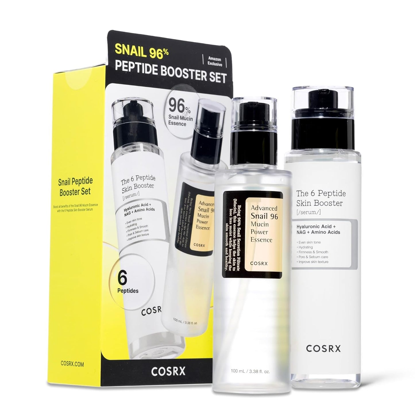 Niacinamide 15% Peptide Booster Set - Amazon Exclusive - Korean Skin Care Set, Gift Sets, Niacinamide Serum, Face Serum