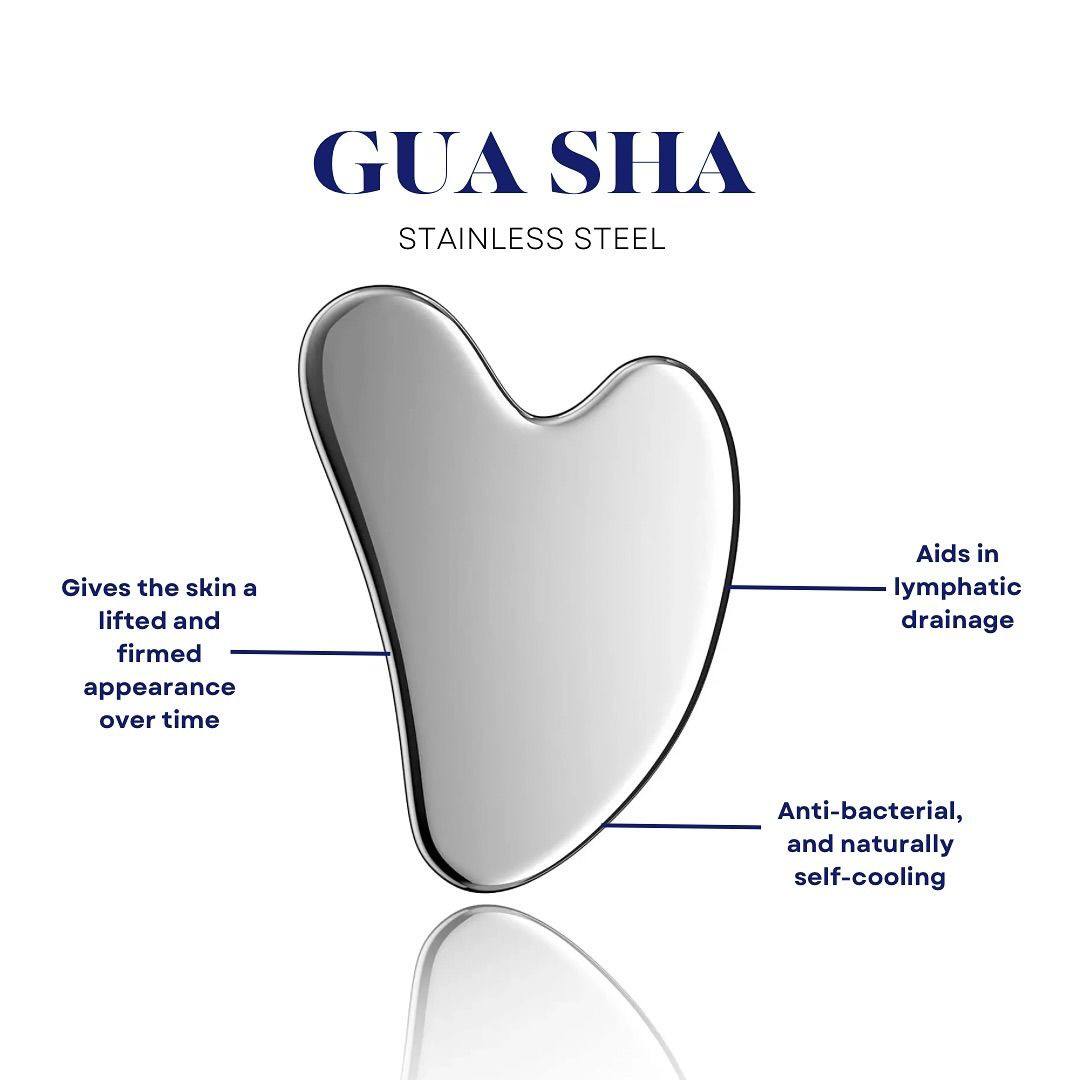 Poravelle’s Sculpt & Glow Stainless Steel Gua Sha