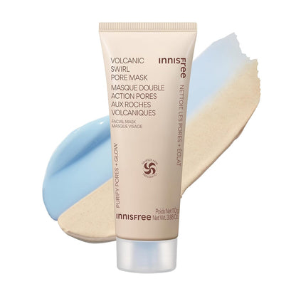 Super Volcanic Clay Mask, Premium Korean Skincare with AHA and Natural Clusters for Deep Pore Detox, Gentle Exfoliation, Oil Control