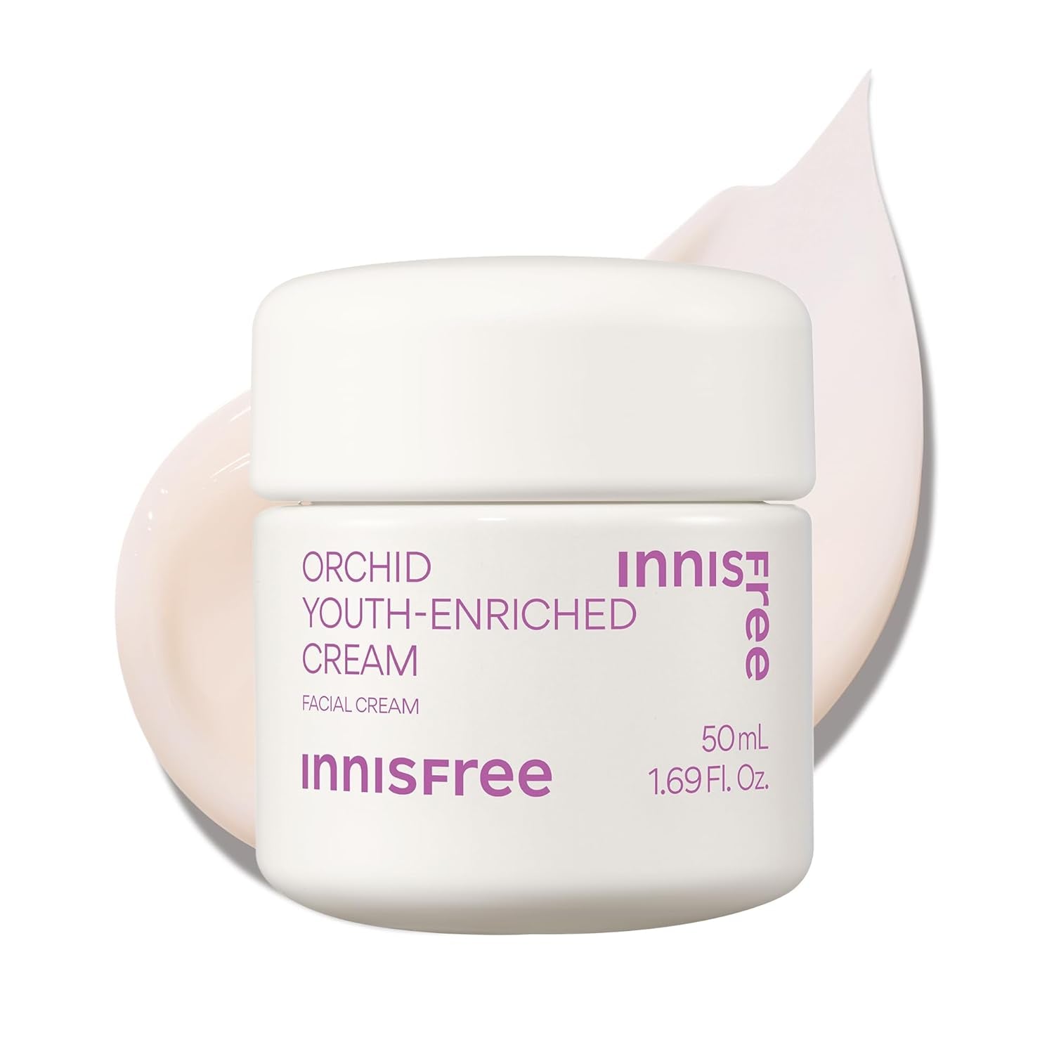 Orchid Youth-Enriched Cream, Korean Face Moisturizer for Firming, Hydration, and Youthful Skin