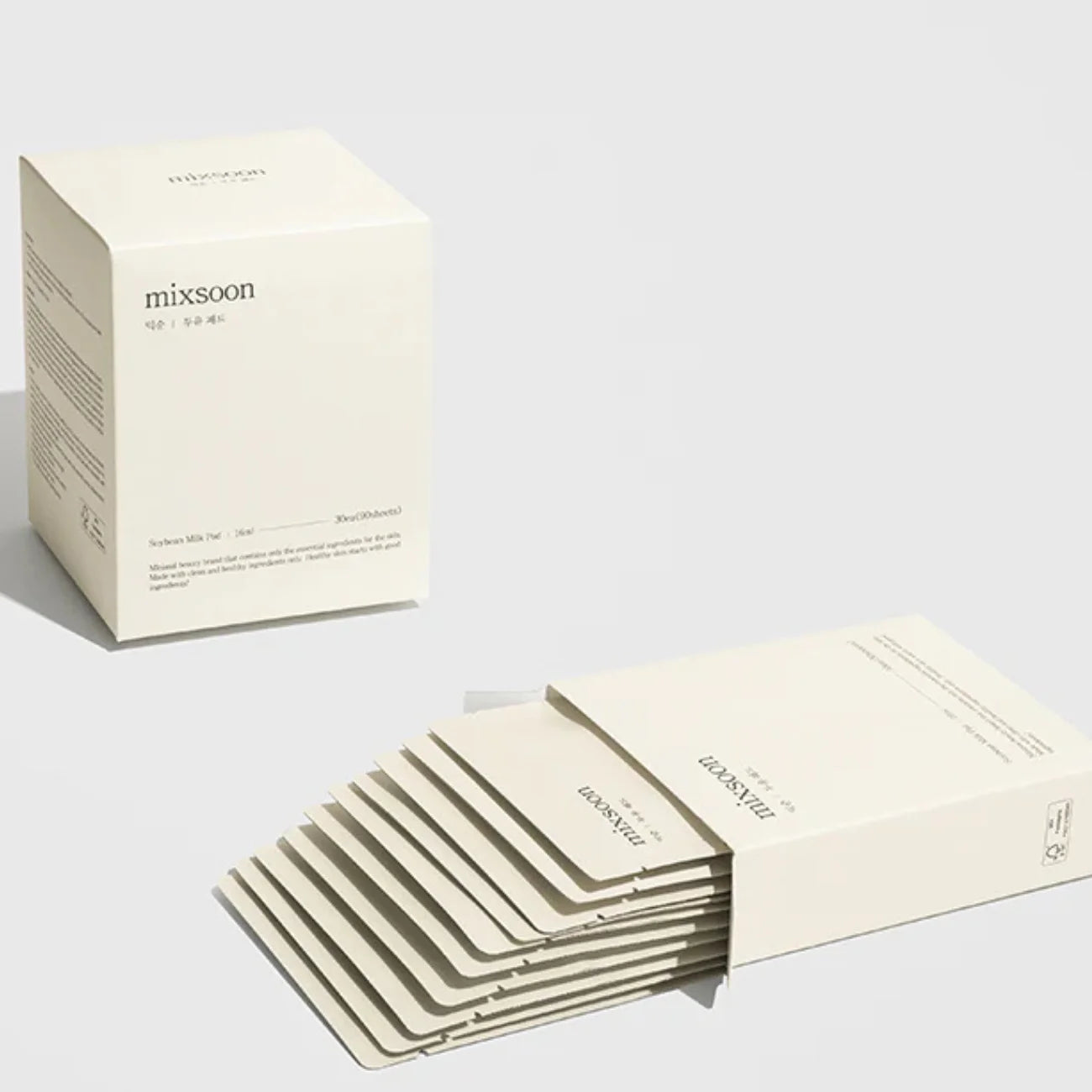 Soybean Milk Pads Skincare, 10 Packs with 3 Sheets in Each