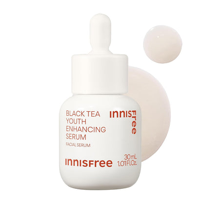 Black Tea Youth Serum, Korean Anti-Aging Treatment with Niacinamide for Radiance, Firm Skin, Hydration, and Visible Skin Renewal