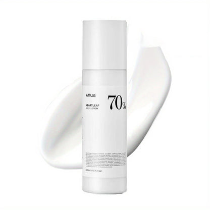Anua Heartleaf 70 Lotion, Face Moisturizer with Hyaluronic Acid for Sensitive Skin, Lightweight, Korean Skin Care
