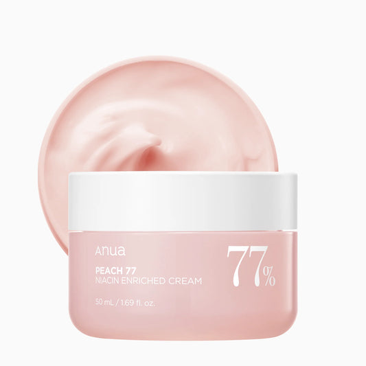 Anua Peach 77% Niacinamide Cream 50ml Lighten The Marks And Brightens The Skin Tone Repair Firming Skin Tightening Cream