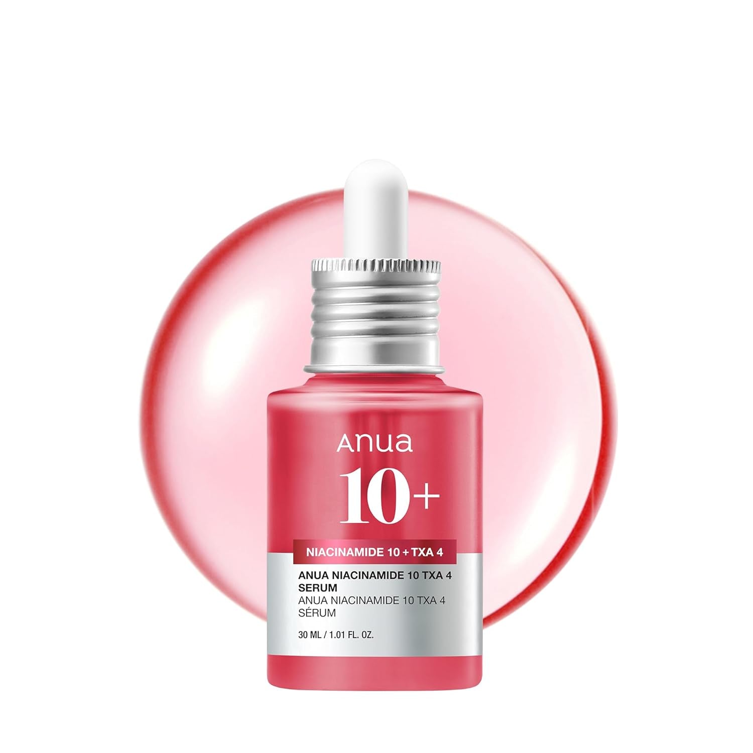 Niacinamide 10 + TXA 4 Serum, Hyaluronic Acid, Tranexamic Acid, Facial Serum for Glass Skin, Clarifying, Radiant Complexion with Natural Color, Korean Skin Care (30Ml /1.01 Fl.Oz)